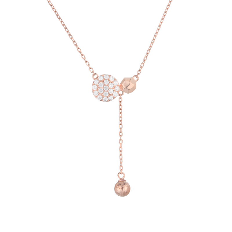 AWNL 玫瑰金 项链