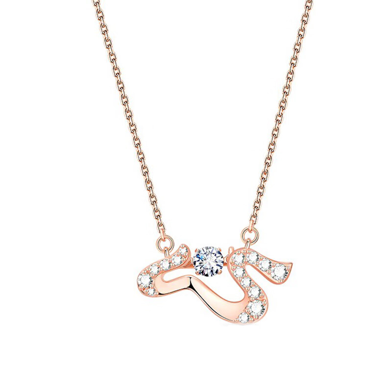 Mymiss 心字形项链