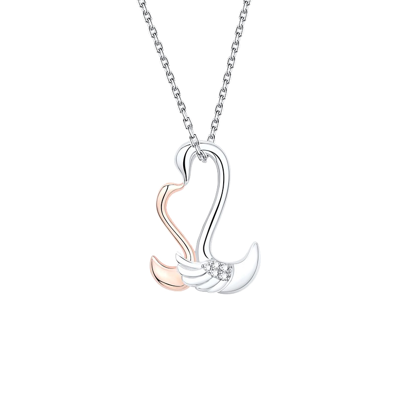Mymiss 双色天鹅项链