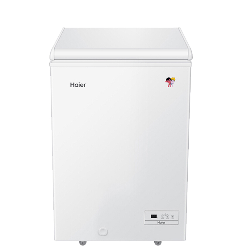 海尔 电脑控温顶开门冷柜