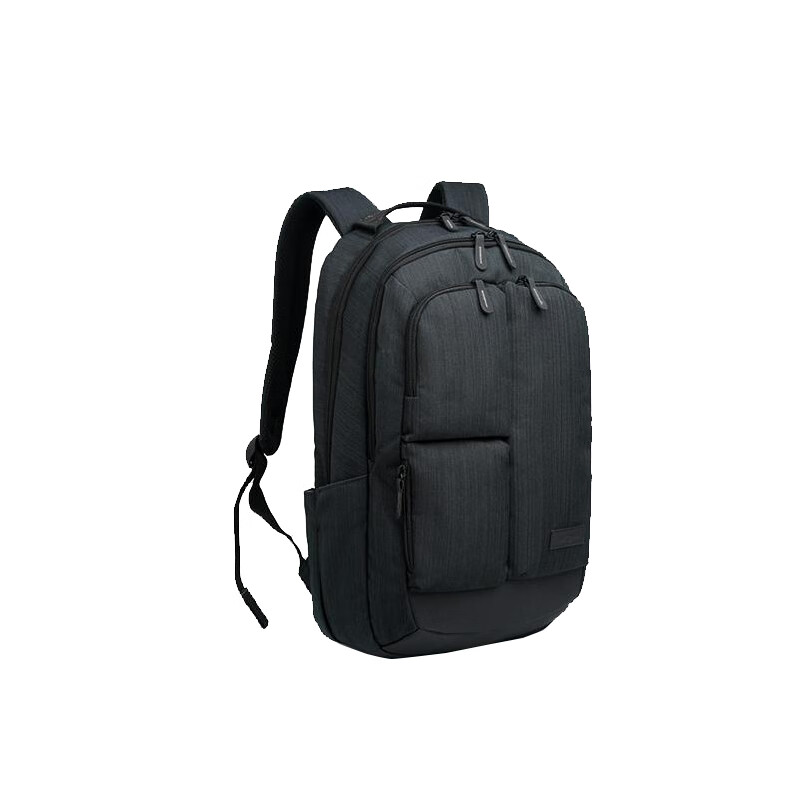 泰格斯 黑色双肩防泼水电脑包