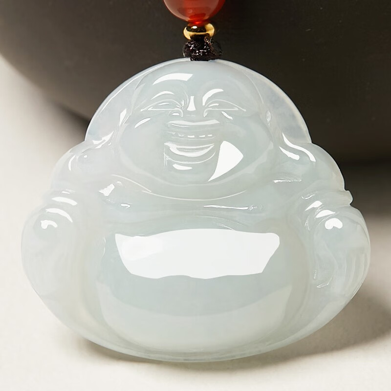 曼丽翠 女款玉佛玉坠项链