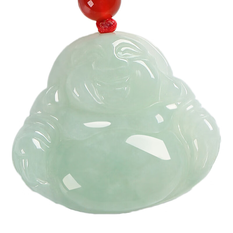 龍徽 翡翠弥勒佛吊坠