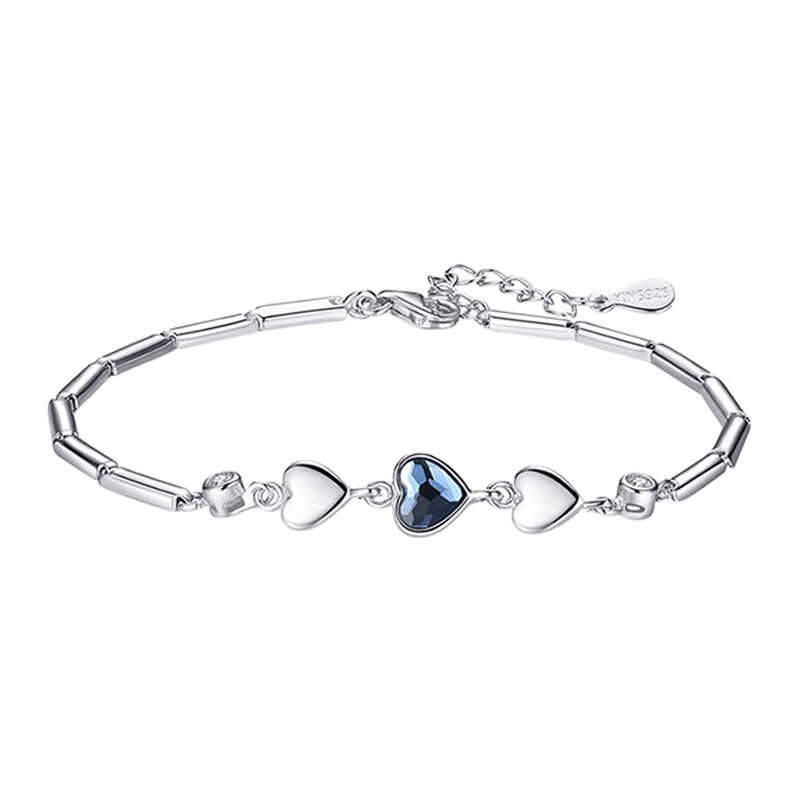 童画倾心之恋银手链