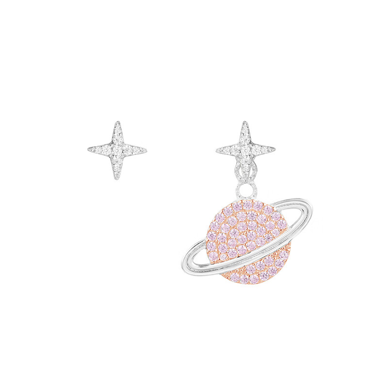 APM 粉色星球 耳钉