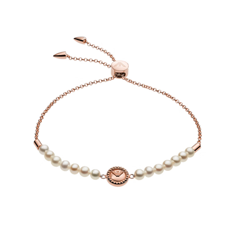 阿玛尼 鹰标珍珠手链