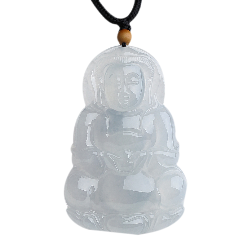 金帕岗冰种玉石翡翠吊坠