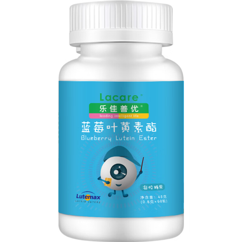 乐佳善优 爆浆叶黄素酯咀嚼丸