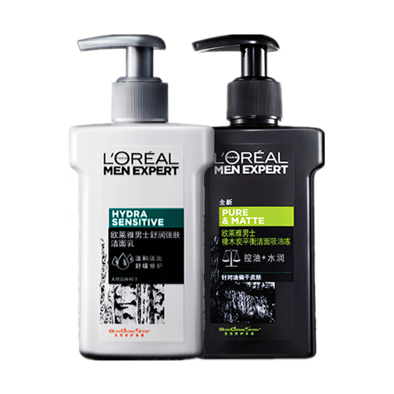 欧莱雅 保湿控油洁面乳