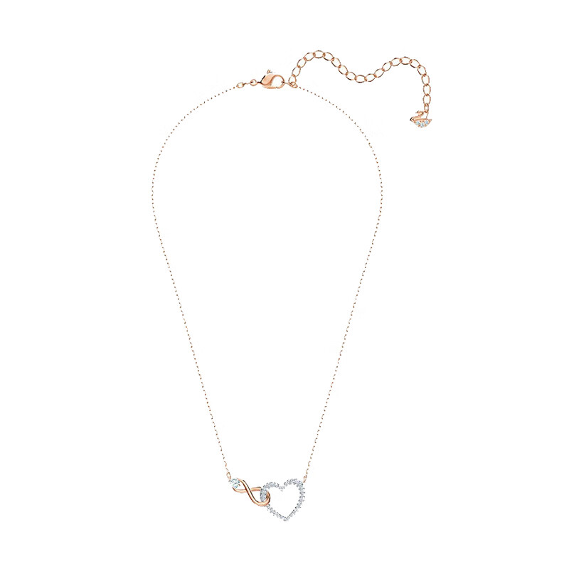 施华洛世奇 心心相扣仿水晶项链