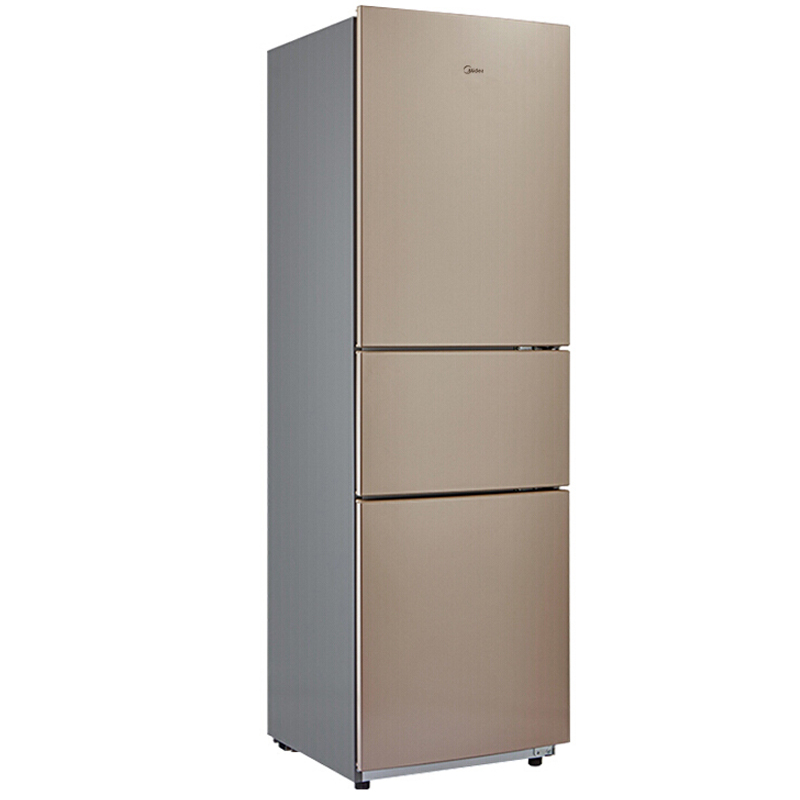 美的 大容量三门冰箱