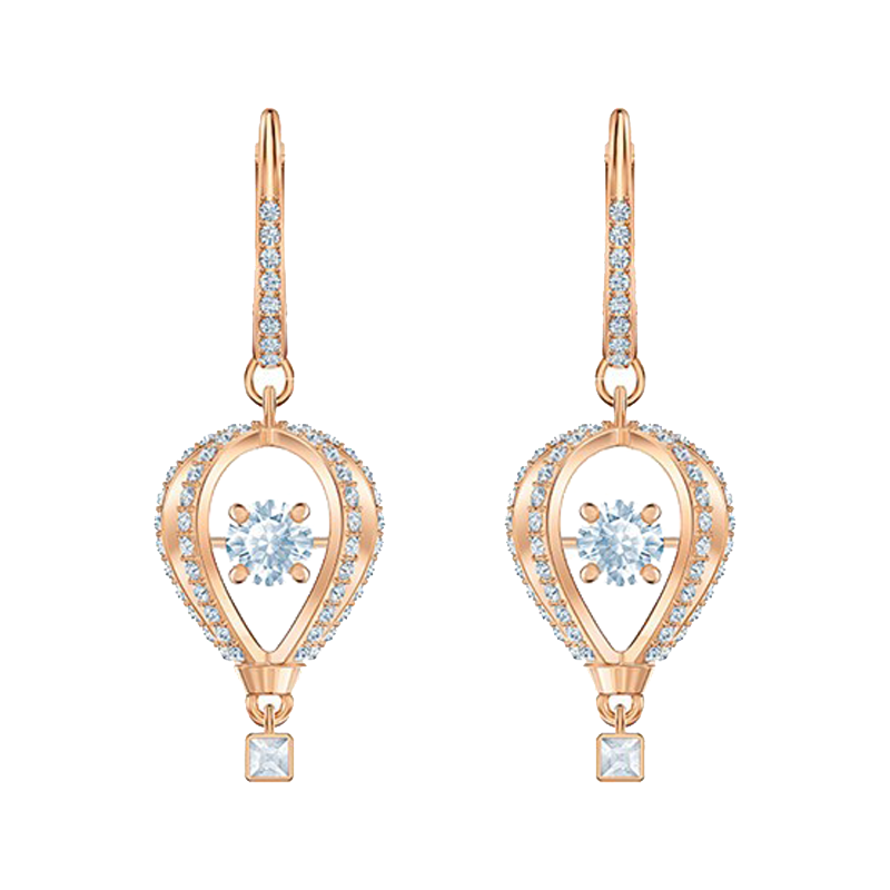 施华洛世奇 粉爱气球耳饰