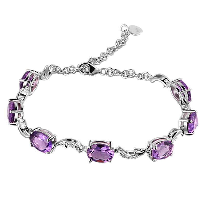 JOLEE天然紫水晶手链