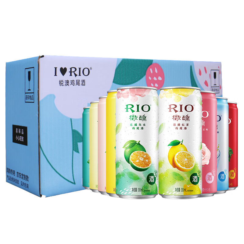 锐澳 微醺礼盒装 鸡尾酒