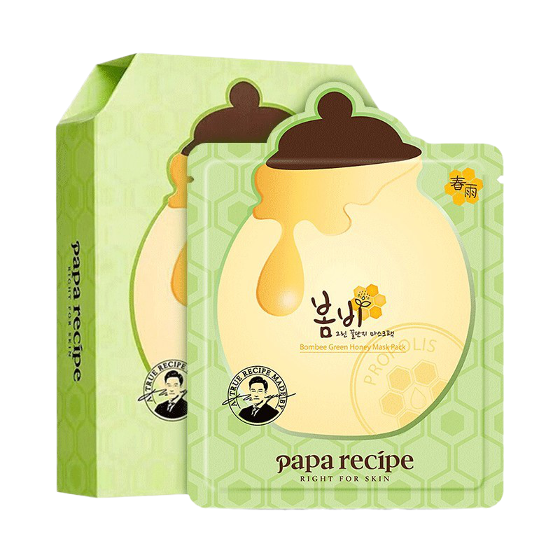 春雨 绿色蜂蜜牛油果弹力面膜