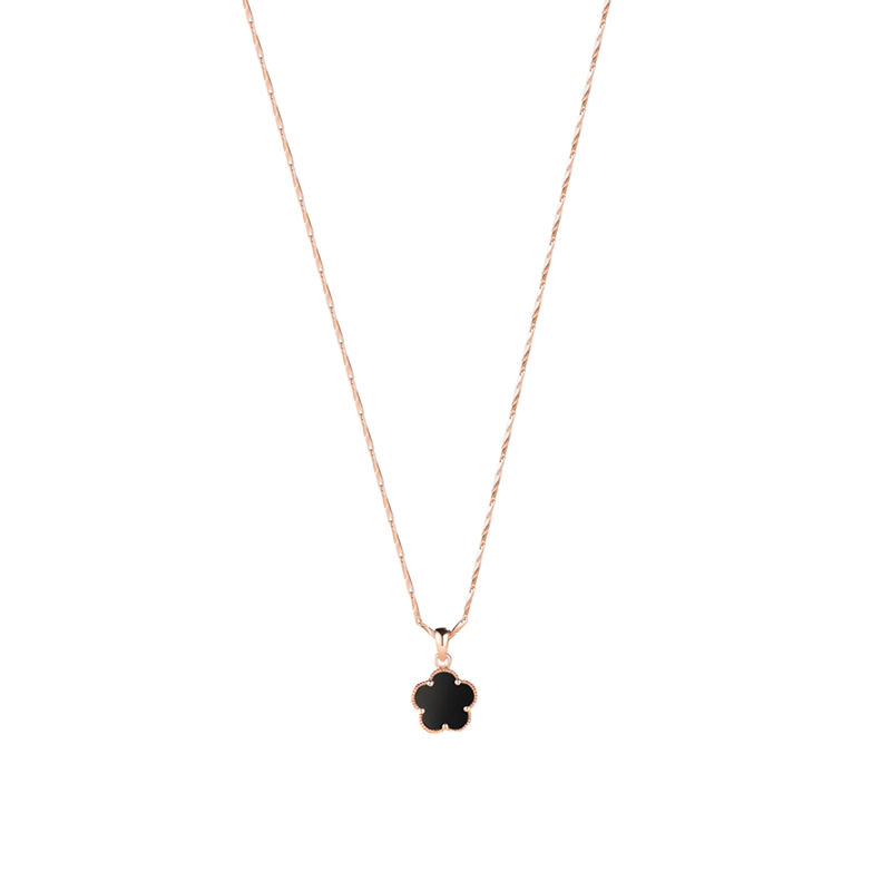 唯一 五瓣花项链