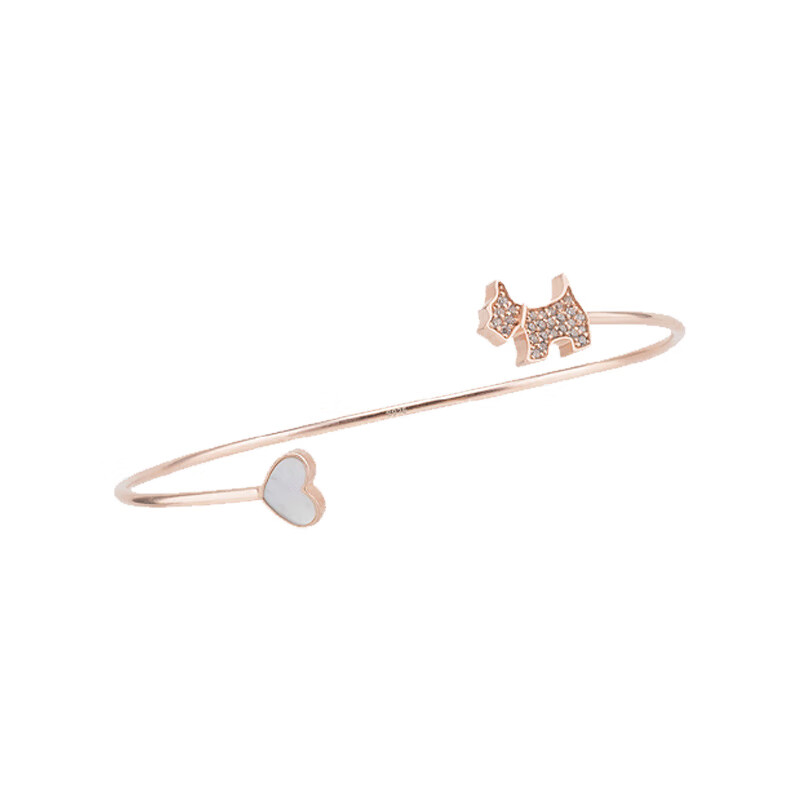 AGATHA爱心小狗手链