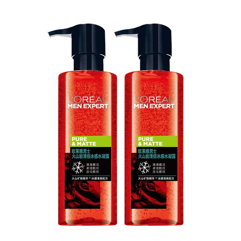 欧莱雅 火山岩清痘冰感水凝露