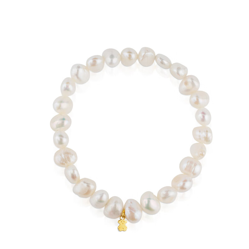 TOUS18K金珍珠手链