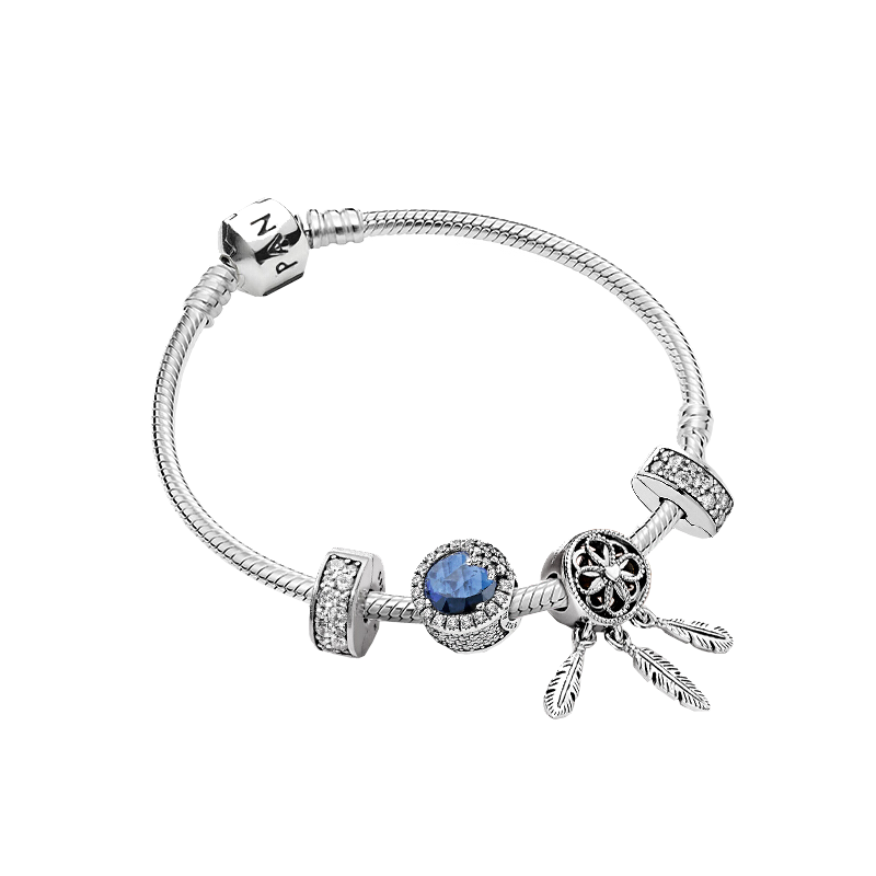 潘多拉 圆珠锁扣手链