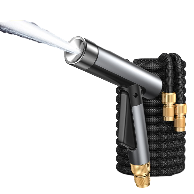 倍思 伸缩水管高压 洗车水枪