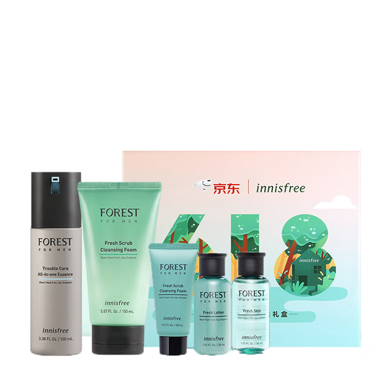 悦诗风吟 森林男士清爽护肤套装