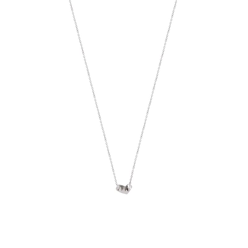 伊黛儿 双面爱心项链