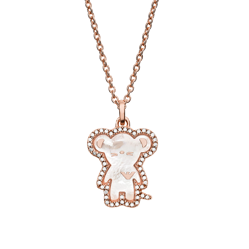 阿玛尼 鼠年生肖项链