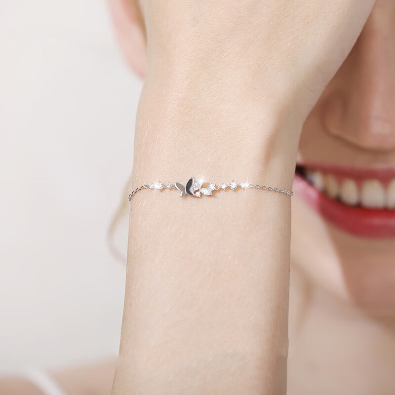 施洛尼 简约小众银手链