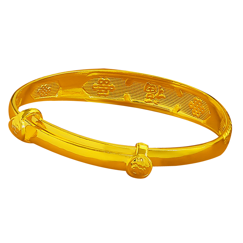 创缘 镀沙金复古手链