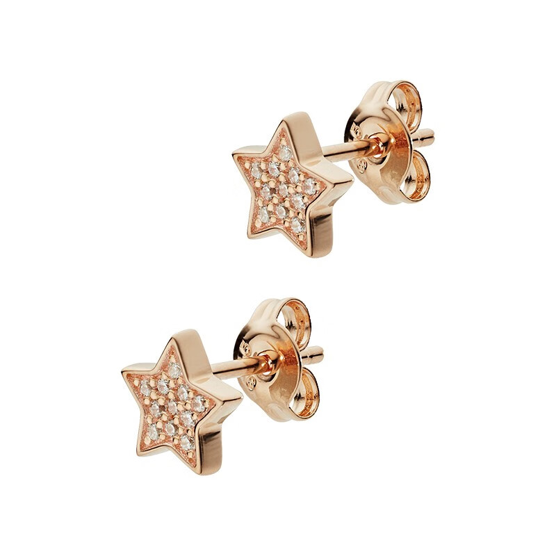 阿玛尼 星星仿水晶耳饰