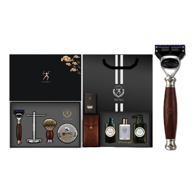 大力人 血木手柄剃须刀