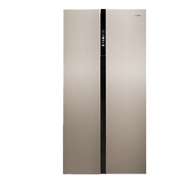 美的纤薄双开门冰箱