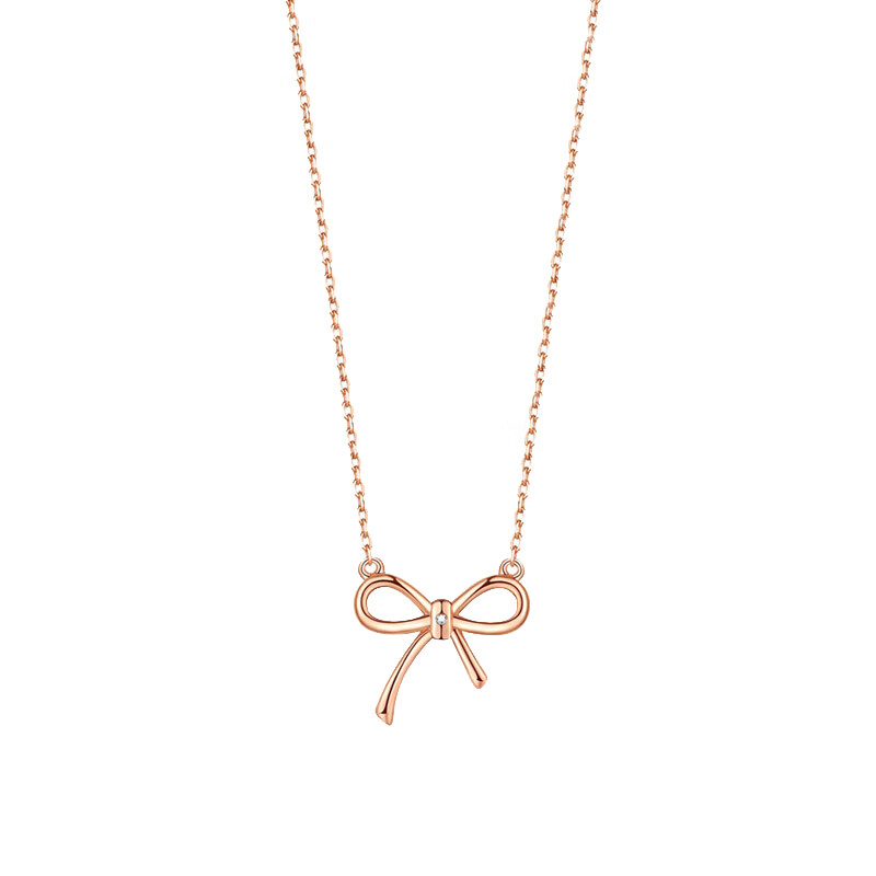 T400 蝴蝶结项链