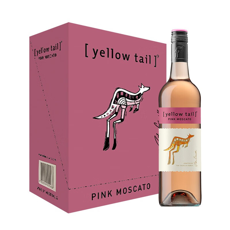 黄尾袋鼠 幕斯卡桃红浓醇红酒