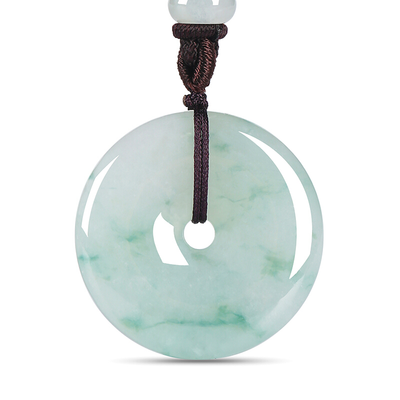 凤禧珠宝冰飘花翡翠吊坠