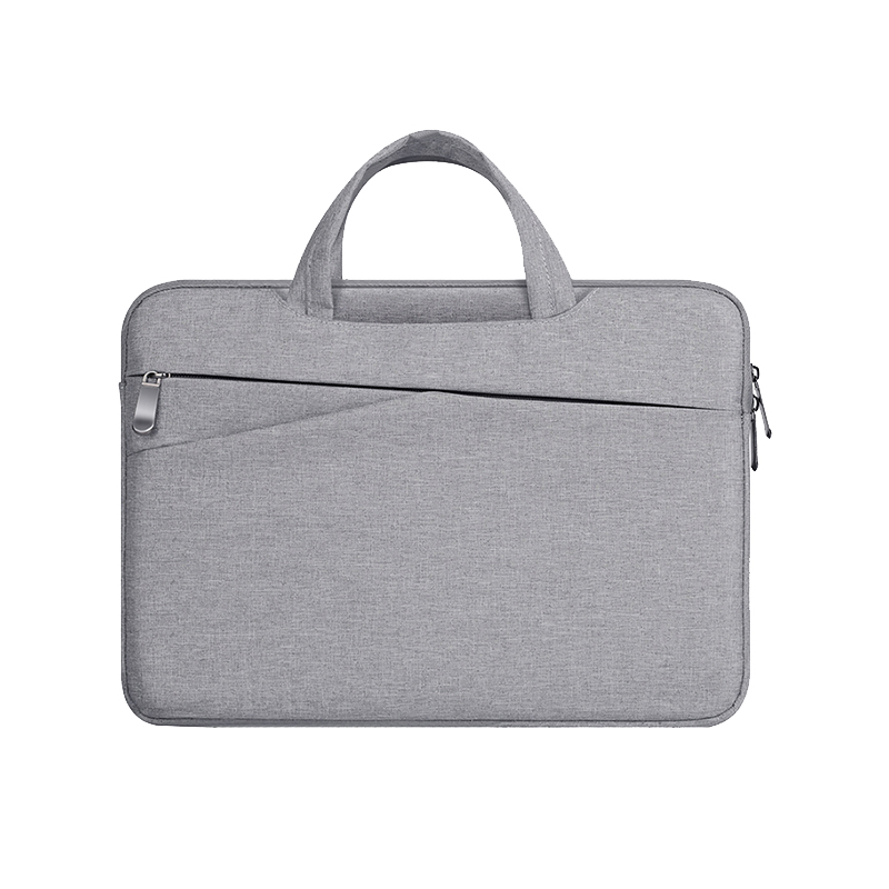 BUBM 灰色手提电脑包