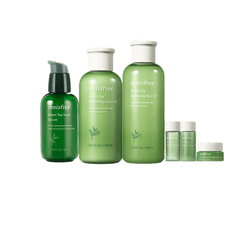 悦诗风吟 绿茶水乳精华护肤套装