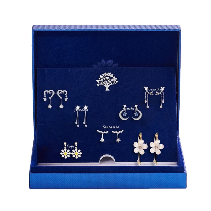 缔晶 小雏菊蝴蝶 耳饰