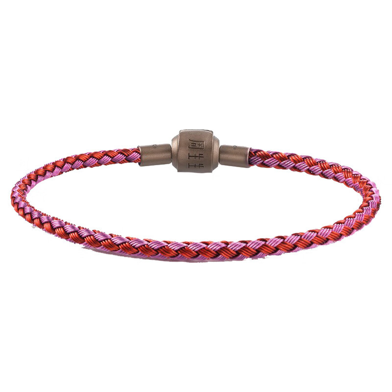 周生生纯色串珠细版手绳