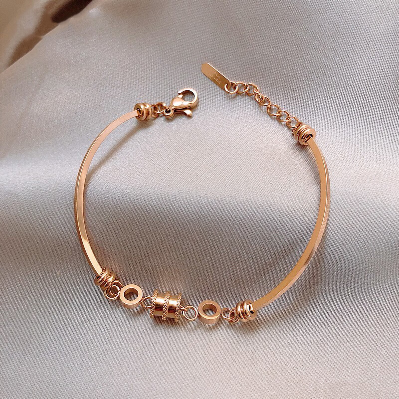 束芬 玫瑰金小蛮腰手镯