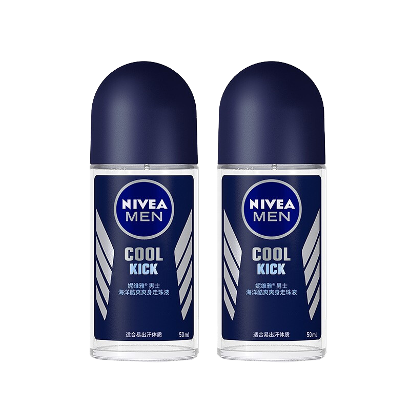 妮维雅 男士海洋酷爽爽身走珠液