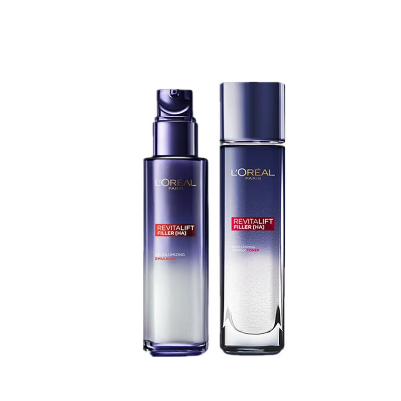 欧莱雅 复颜玻尿酸水乳套装