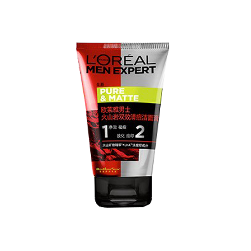 欧莱雅 双效清痘男士洗面奶