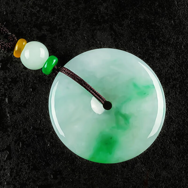 碧玉尊 平安扣翡翠吊坠