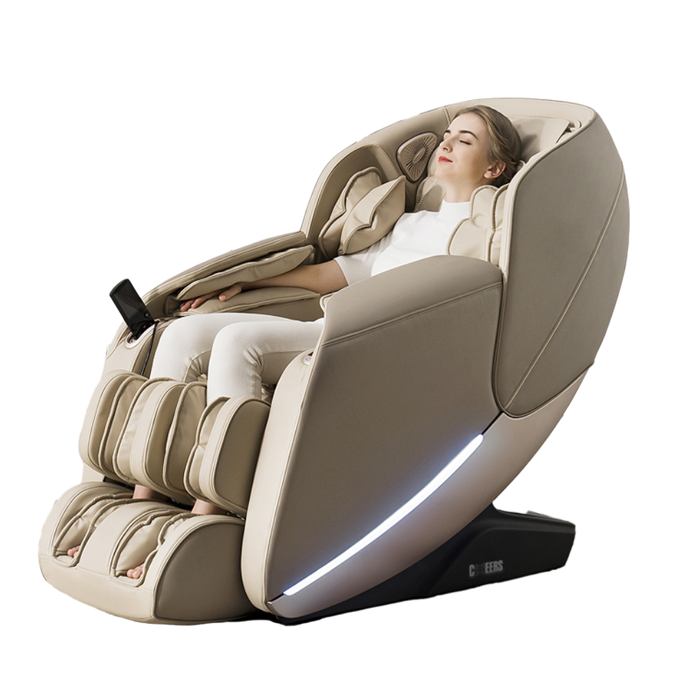 芝华仕足底滚轮磁疗按摩椅