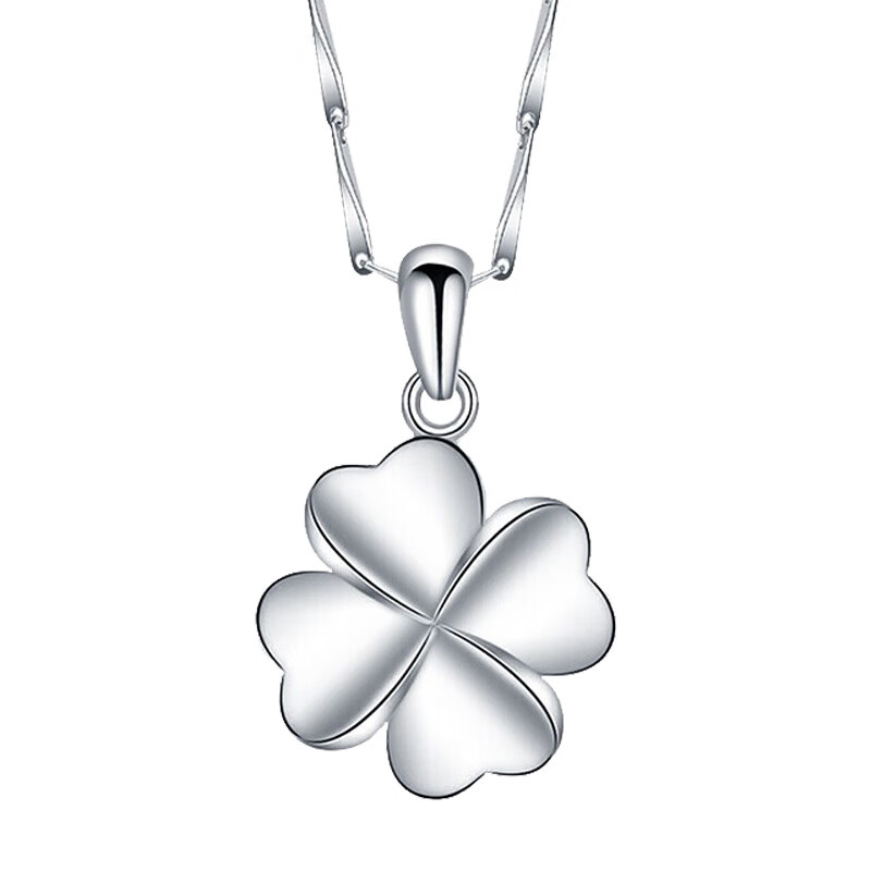 卡蒂罗925银四叶草项链