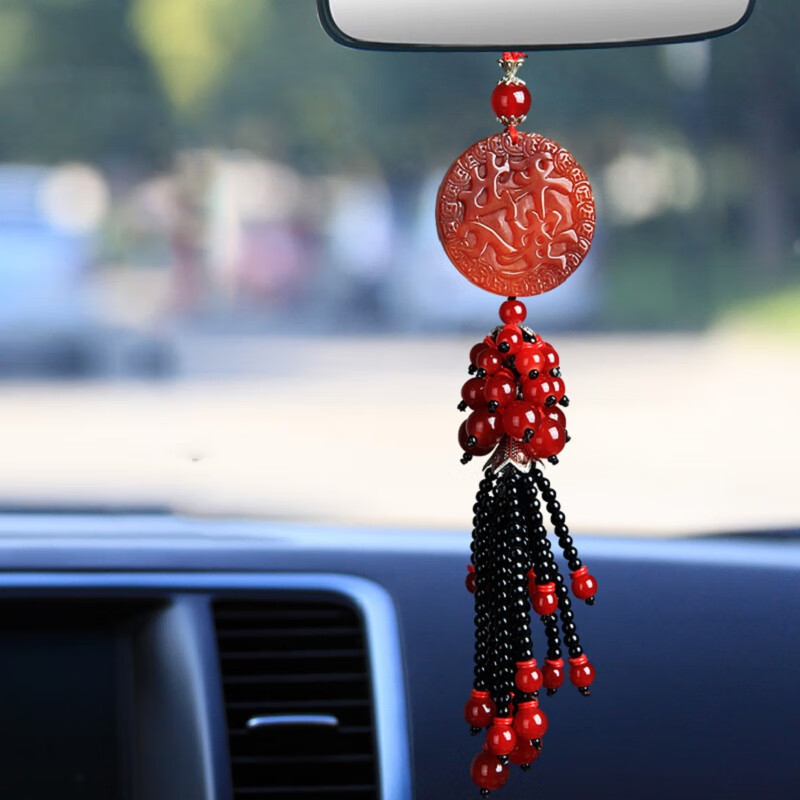 极度空间 红玛瑙 汽车挂件