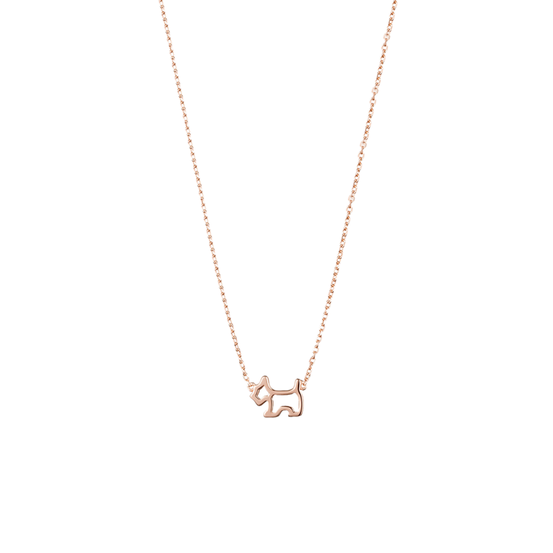 AGATHA 镂空小狗项链