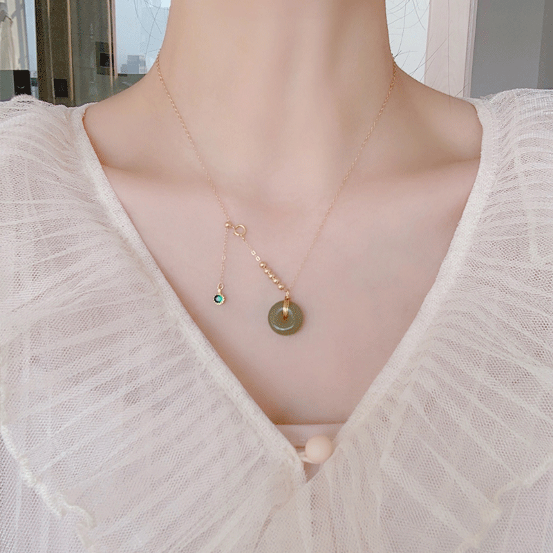 晓色 平安扣 项链